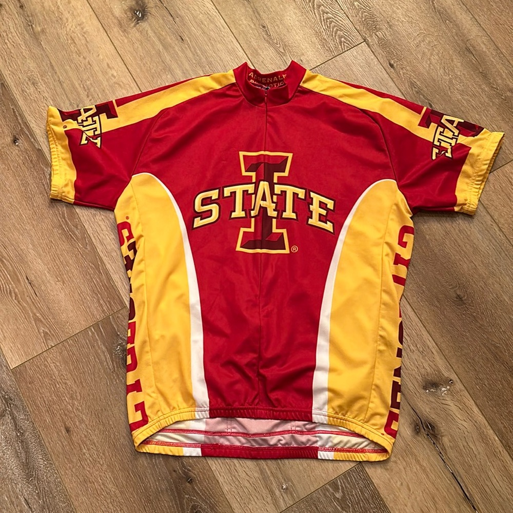 Mens Iowa State cyclones cycling jersey. size XXXL.